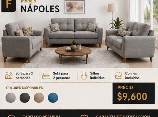 Sala Nápoles gris